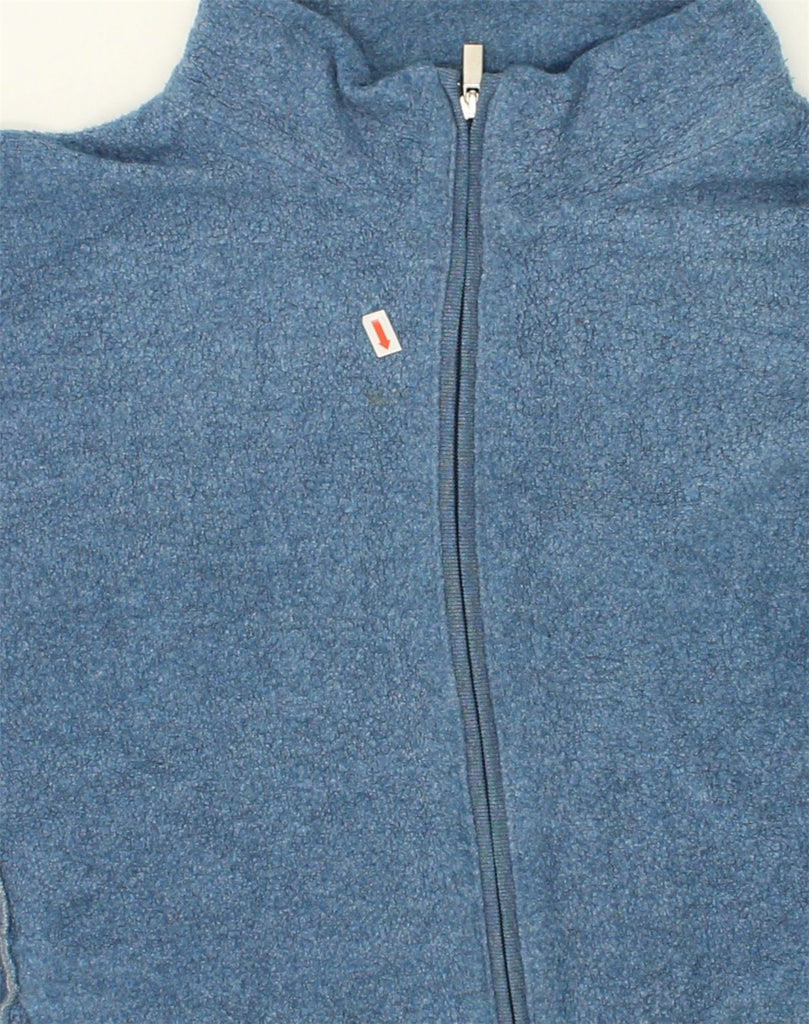 CHAMPION Mens Fleece Jacket UK 40 Large Blue Polyester | Vintage Champion | Thrift | Second-Hand Champion | Used Clothing | Messina Hembry 