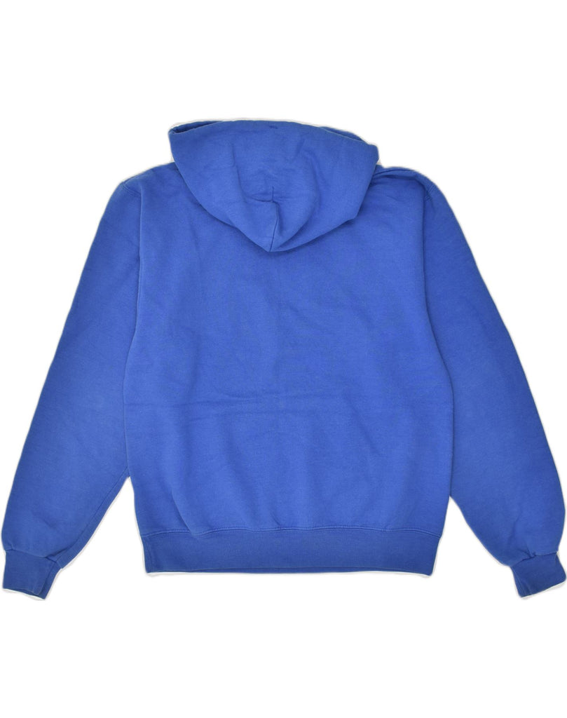 CHAMPION Mens Graphic Hoodie Jumper Small Blue Cotton | Vintage Champion | Thrift | Second-Hand Champion | Used Clothing | Messina Hembry 