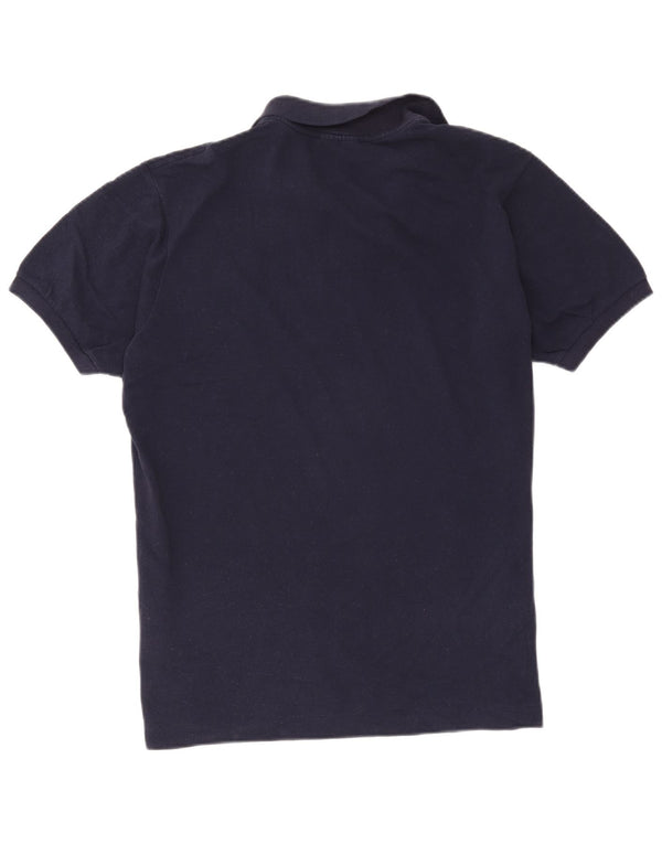 Lacoste Mens Polo Shirt Size 5 Large Navy Blue Cotton