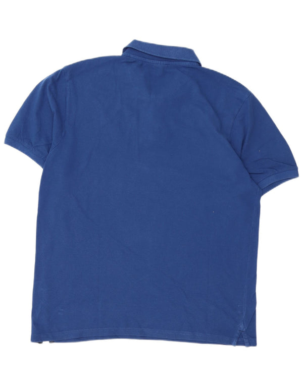 North Sails Mens Polo Shirt XL Blue Cotton