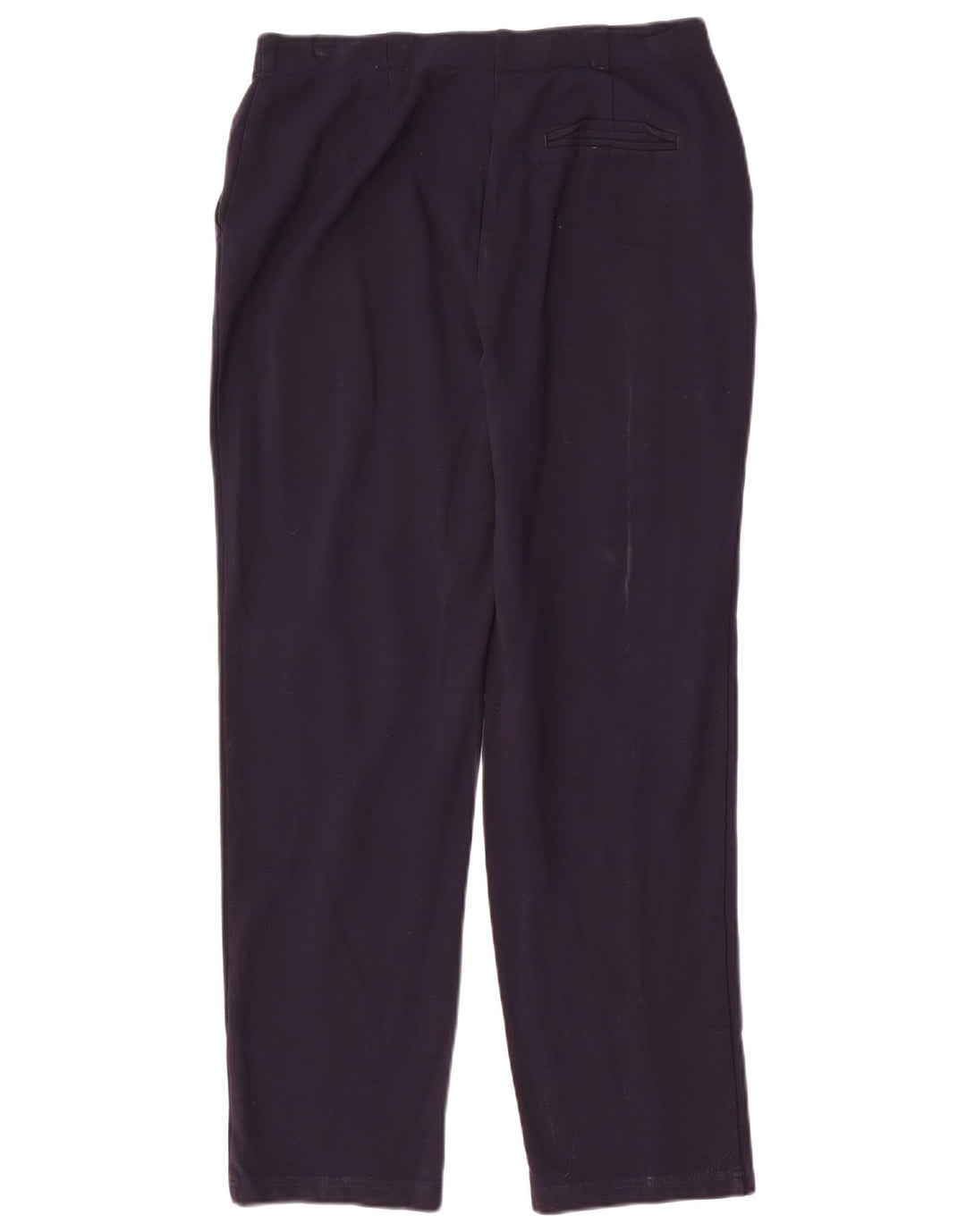 Marks & Spencer Womens Chino Trousers UK 14 Medium W30 L28 Navy Blue