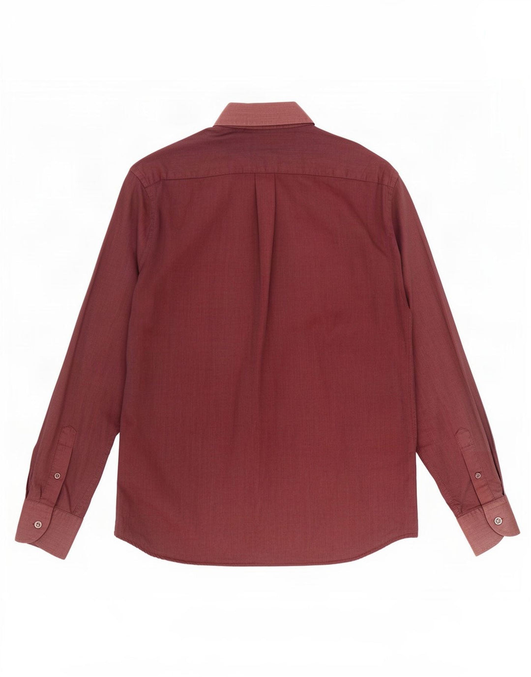 Harmont & Blaine Mens Shirt Medium Burgundy Cotton