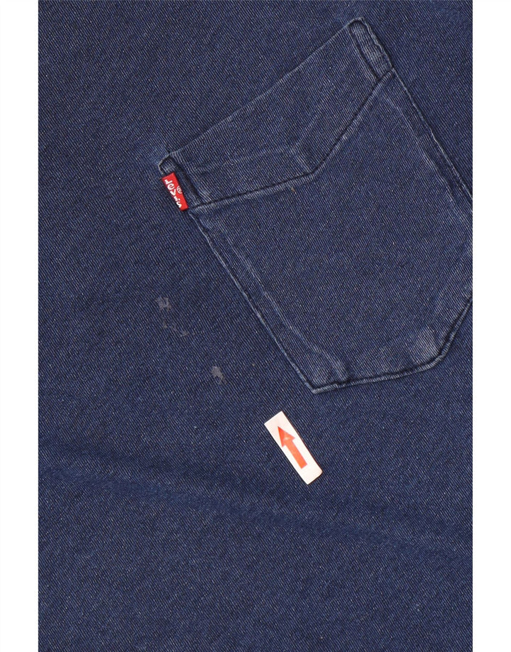 Levi's Mens T-Shirt Top 2XL Blue Cotton