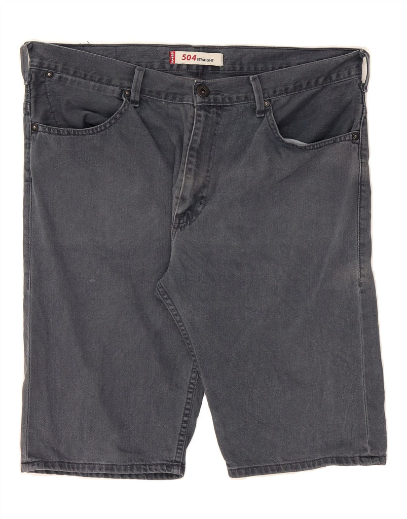 LEVI'S Mens 504 Denim Shorts W38 XL Grey Vintage Levi's and Second-Hand Levi's from Messina Hembry 