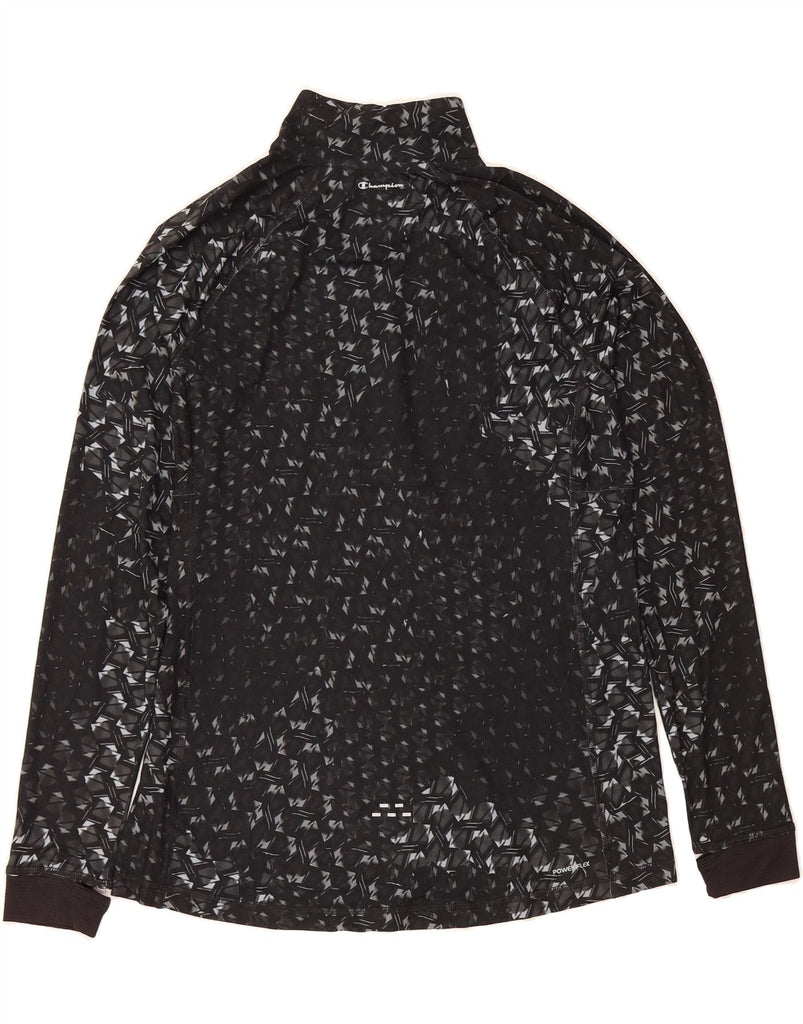 CHAMPION Womens Power Flex Pullover Tracksuit Top UK 16 Large Black Vintage Champion and Second-Hand Champion from Messina Hembry 