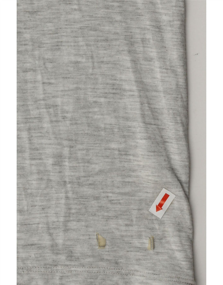 FILA Womens T-Shirt Dress UK 14 Medium Grey Modal Vintage Fila and Second-Hand Fila from Messina Hembry 