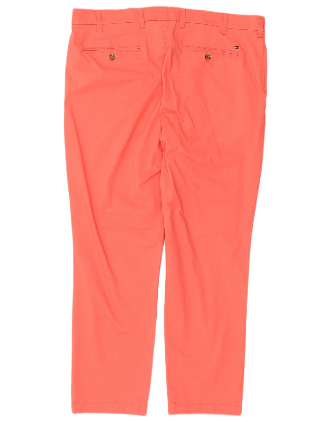 Tommy Hilfiger Mens Slim Fit Chino Trousers W38 L30 Pink Cotton