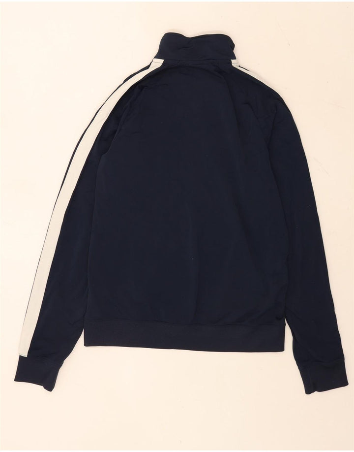 Nike Mens Tracksuit Top Jacket Medium Navy Blue Colourblock Polyester