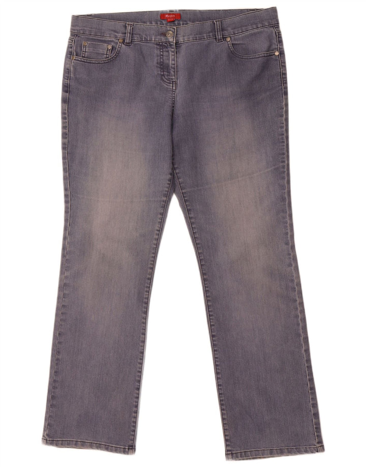 Monsoon Womens Straight Jeans UK 16 Large W38 L31 Blue Cotton