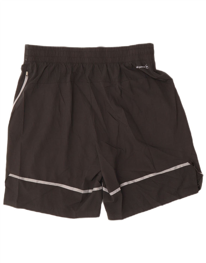 RUSSELL ATHLETIC Mens Sport Shorts Large  Black Polyester