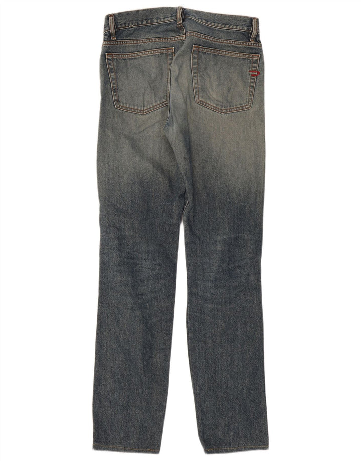 Diesel Mens Straight Jeans W31 L31 Navy Blue Cotton