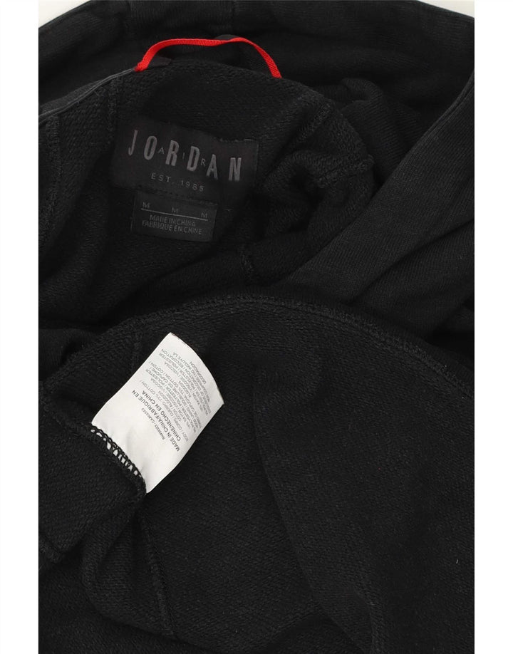 Jordan Mens Chicago Graphic Hoodie Jumper Medium Black Cotton
