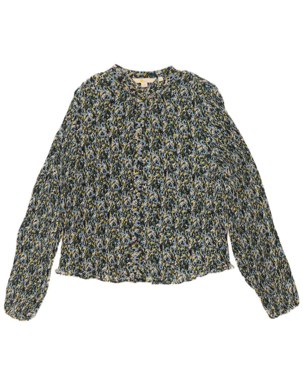 Boden Womens Shirt Blouse UK 12 Medium Multicoloured Floral Polyester