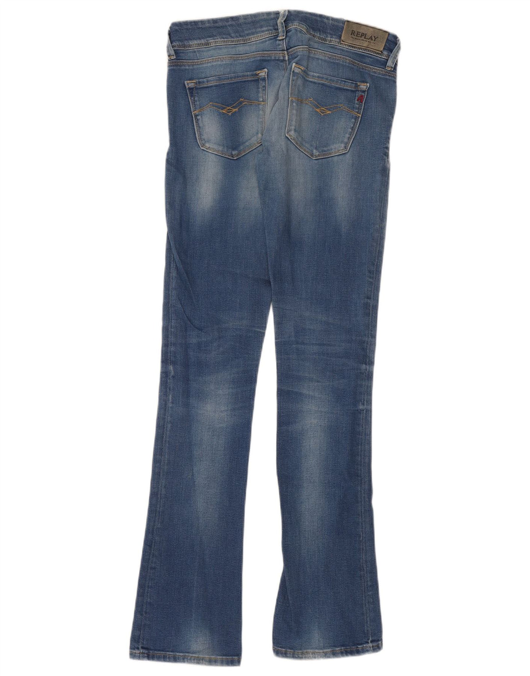 Replay Womens Slim Bootcut Jeans W25 L32 Blue