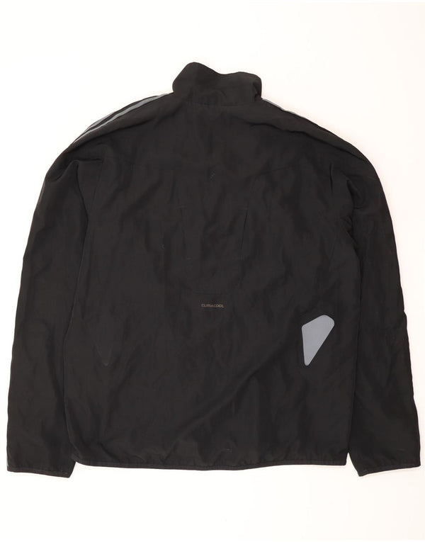 Adidas Mens Climacool Tracksuit Top Jacket Large Black Colourblock