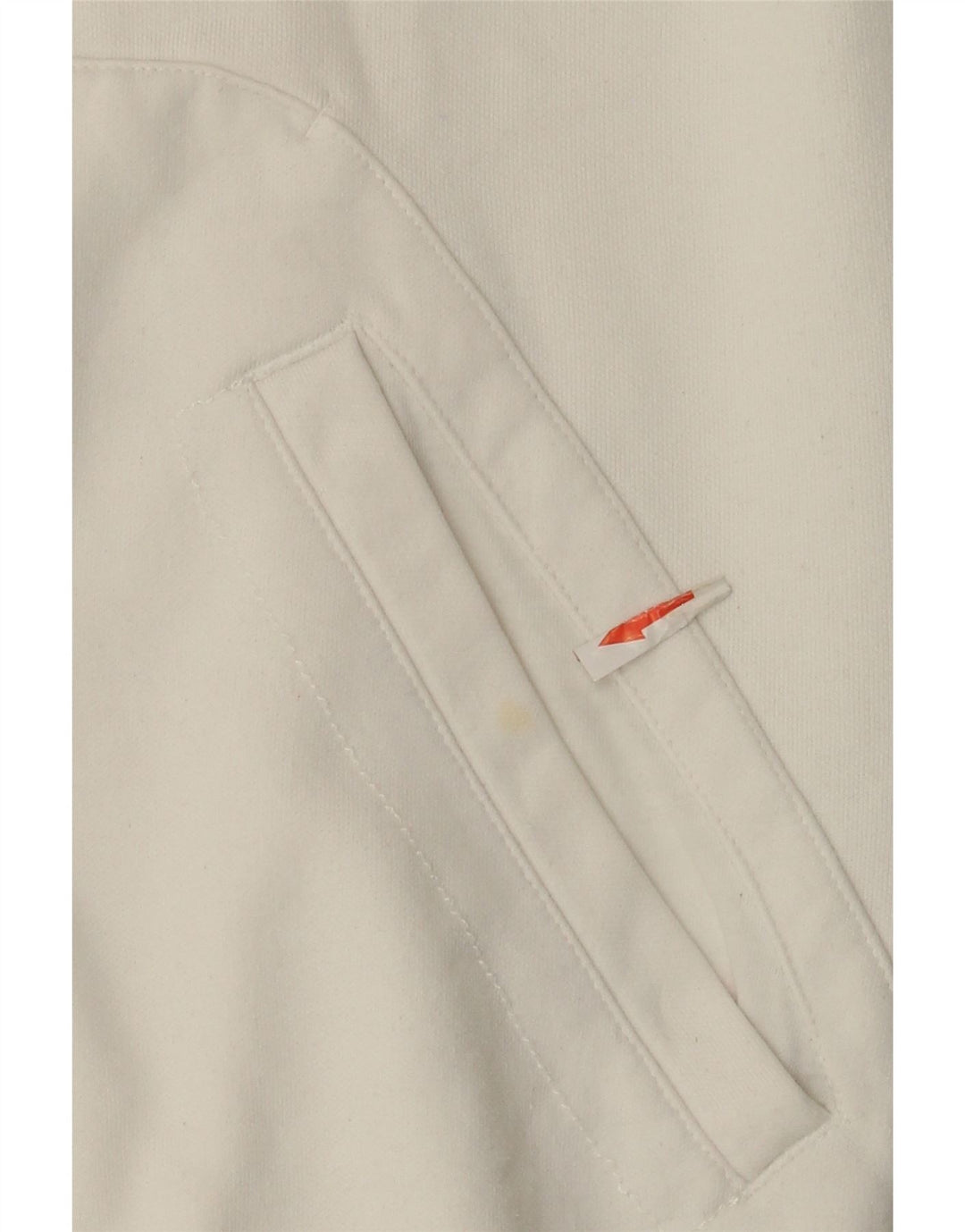 Puma Mens Graphic Tracksuit Top Jacket Small White Cotton