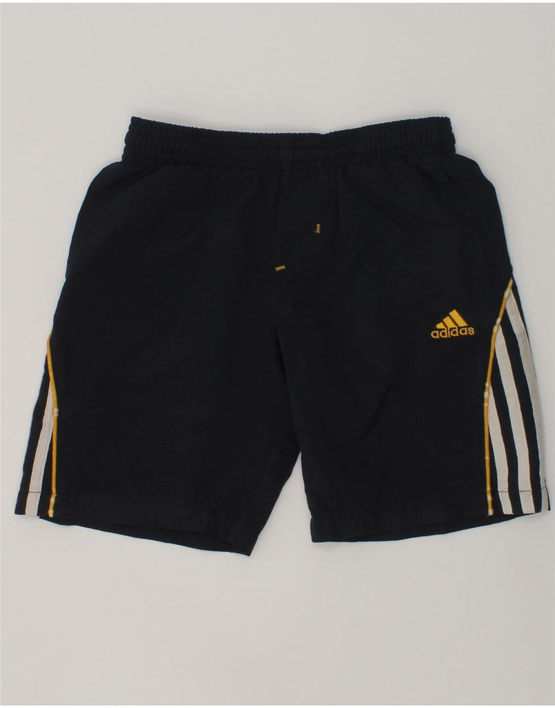 ADIDAS Boys Sport Shorts 5-6 Years Navy Blue Polyester | Vintage Adidas | Thrift | Second-Hand Adidas | Used Clothing | Messina Hembry 