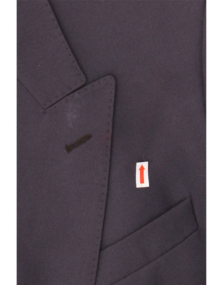 DOUGLAS Mens Double Breasted Blazer Jacket EU 50 Large Navy Blue