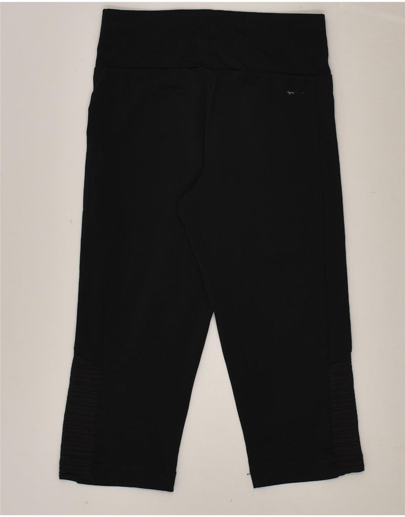 ADIDAS Girls Capri Tracksuit Trousers 9-10 Years Small Black | Vintage Adidas | Thrift | Second-Hand Adidas | Used Clothing | Messina Hembry 