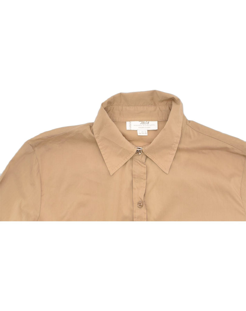 MARLBORO CLASSICS Womens Shirt IT 48 XL Brown Cotton | Vintage | Thrift | Second-Hand | Used Clothing | Messina Hembry 