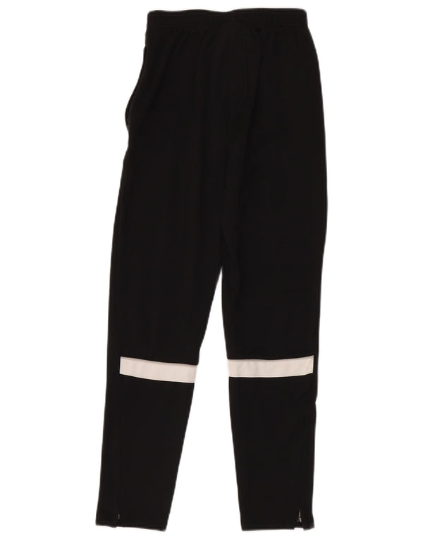 NIKE Boys Dri Fit Tracksuit Trousers 12-13 Years Large Black Colourblock
