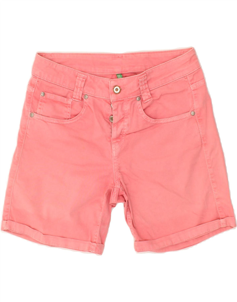 BENETTON Womens Casual Shorts EU 38 Medium W30 Pink | Vintage Benetton | Thrift | Second-Hand Benetton | Used Clothing | Messina Hembry 