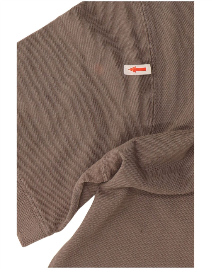 Gas Mens Polo Shirt Large Grey Cotton