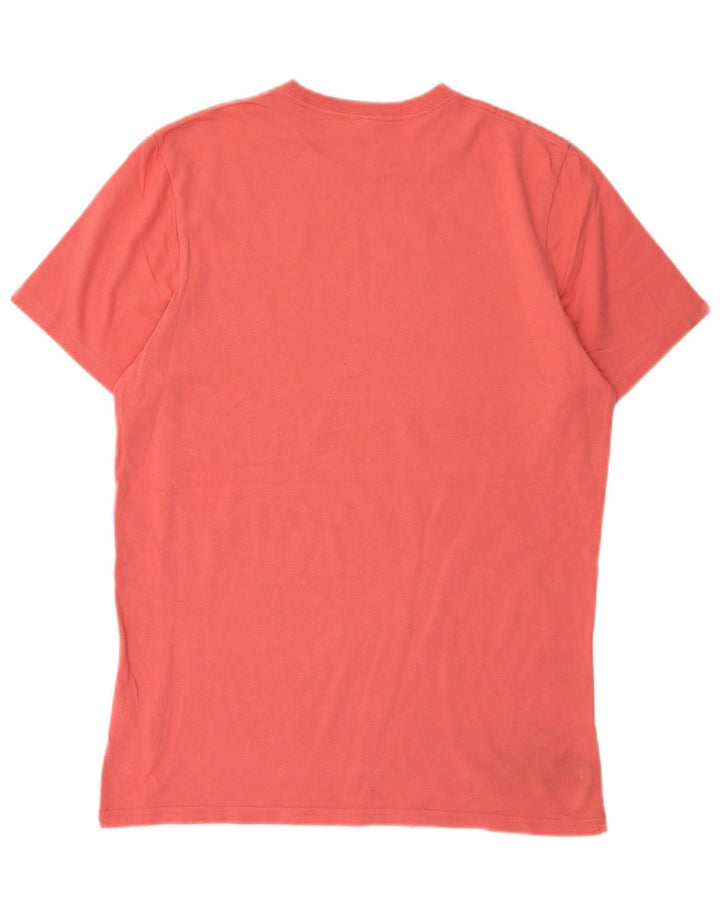 Jack Wills Mens Classic Fit T-Shirt Top Medium Pink Cotton