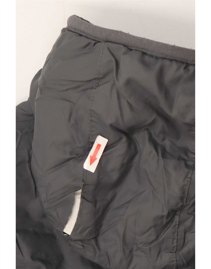 K-Way Womens Hooded Windbreaker Jacket UK 8 Small Grey Polyamide