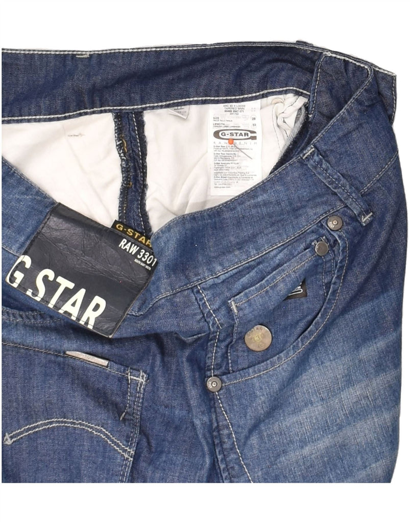 G-STAR Womens Banana Capri Jeans W28 L21 Blue Cotton Vintage G-Star and Second-Hand G-Star from Messina Hembry 