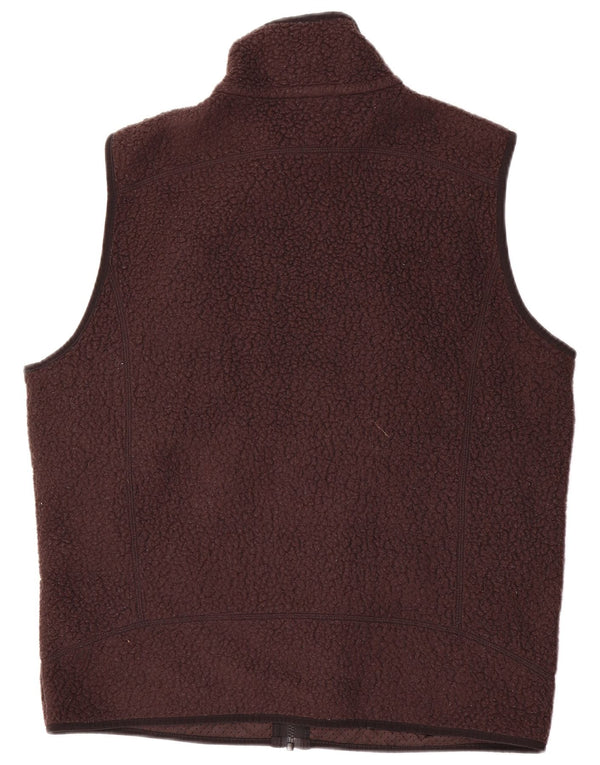 Patagonia Mens Fleece Gilet UK 40 Large Black Polyester