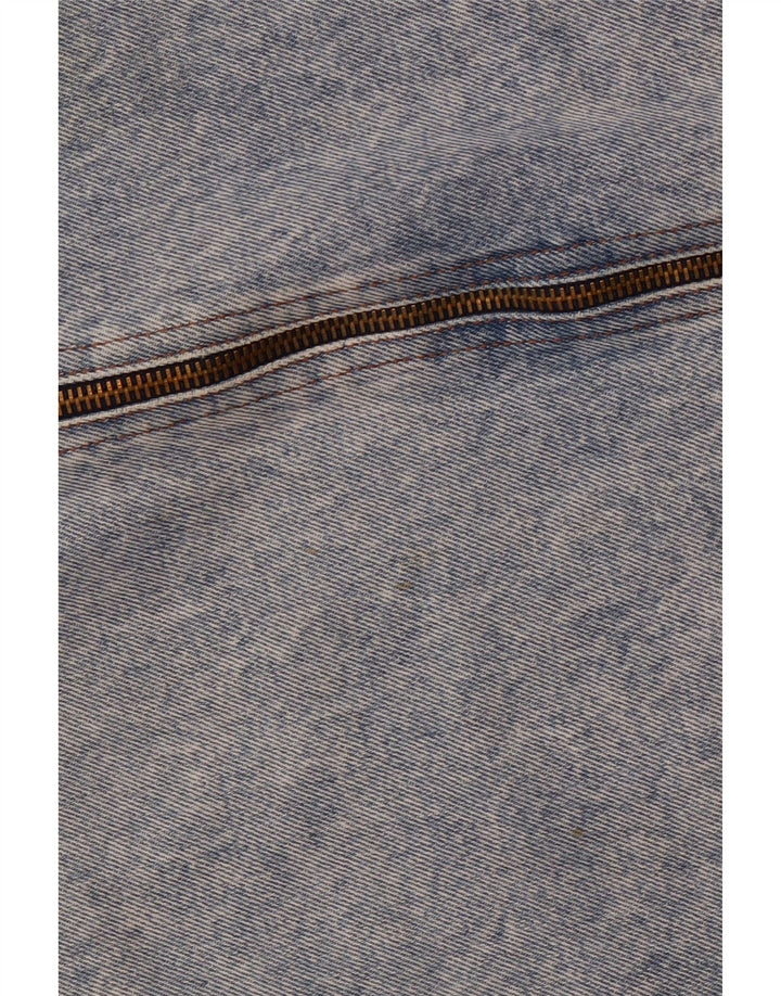 Casucci Womens Denim Skirt IT 46 Large W30  Blue Cotton