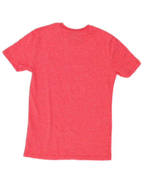 Superdry Mens T-Shirt Top Small Red Cotton