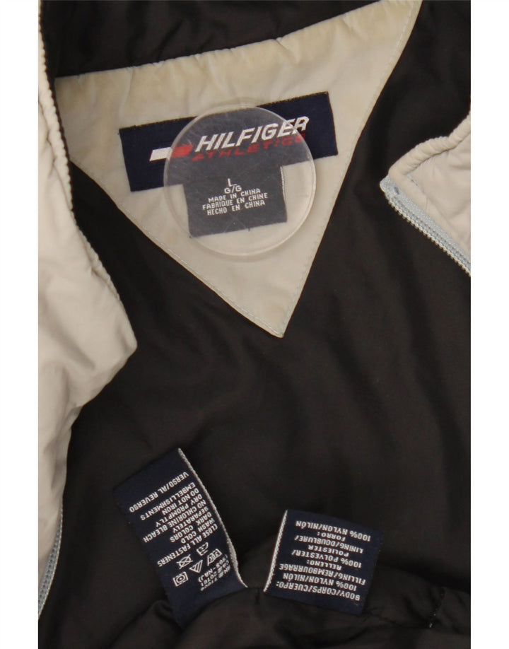Tommy Hilfiger Mens Liner Padded Jacket UK 40 Large Grey Nylon