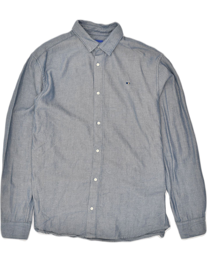 JACK & JONES Mens Shirt Large Grey | Vintage Jack & Jones | Thrift | Second-Hand Jack & Jones | Used Clothing | Messina Hembry 