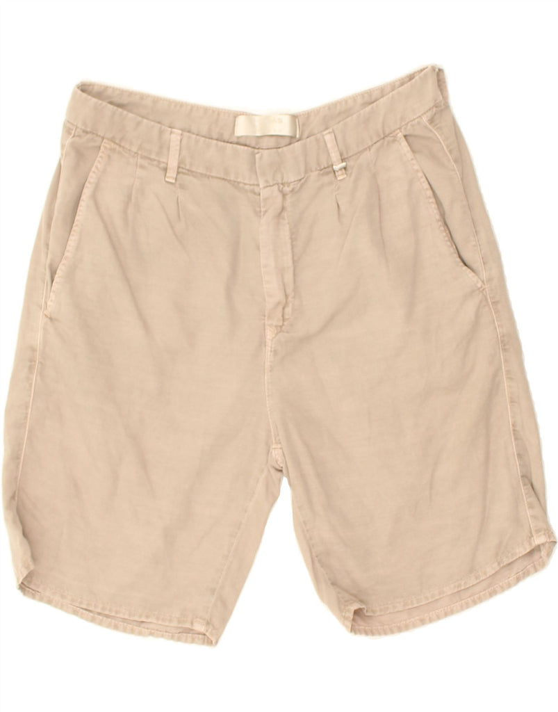 GAS Womens Chino Shorts W28 Medium  Brown Cotton | Vintage Gas | Thrift | Second-Hand Gas | Used Clothing | Messina Hembry 