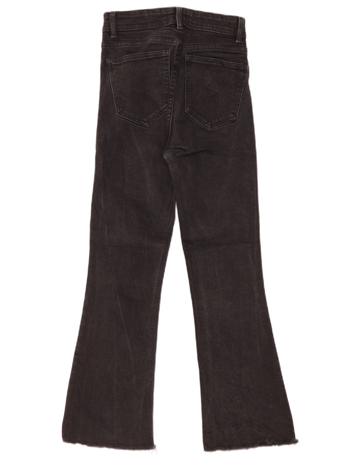 ZARA Womens Bootcut Jeans EU 34 2XS W24 L26 Black