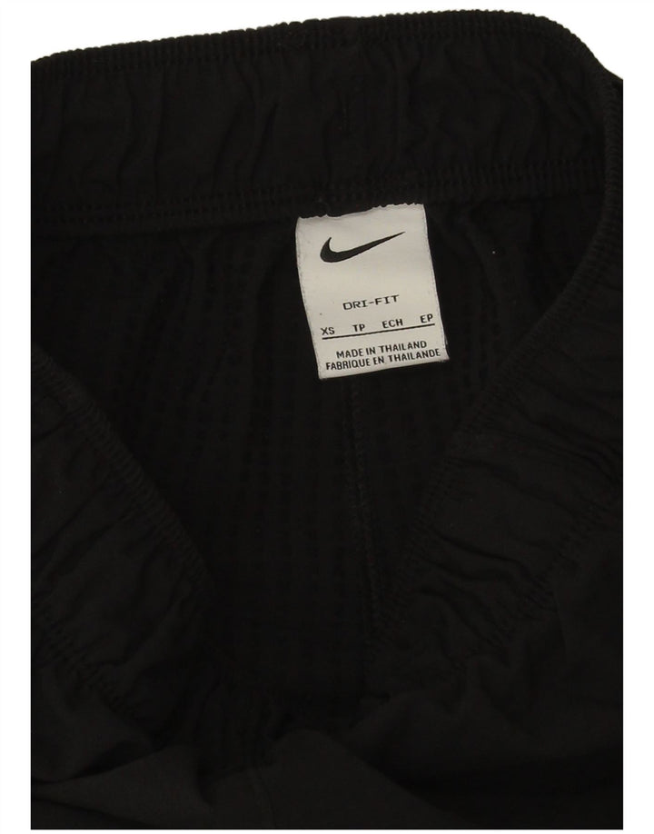 Nike Womens Tracksuit Trousers Joggers UK 4 XS Black Polyester