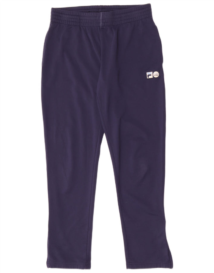 Fila Mens Tracksuit Trousers Medium  Navy Blue Polyester