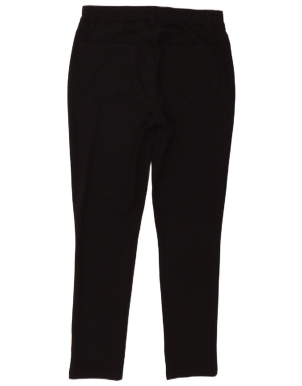 Lee Womens Riders Skinny Casual Trousers Medium W30 L28 Black Polyester