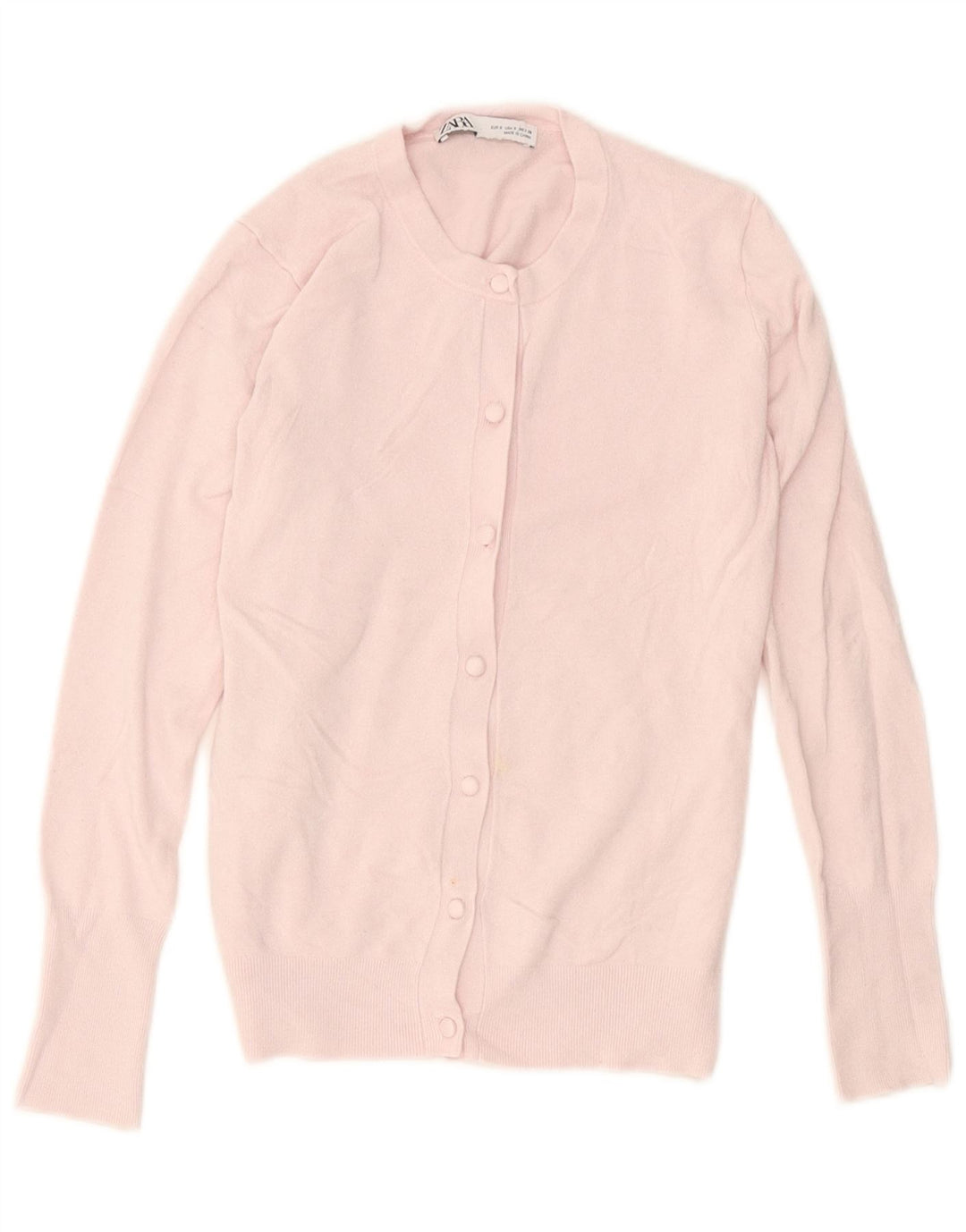 Zara Womens Cardigan Sweater UK 10 Small Pink