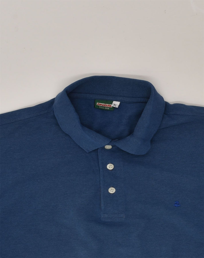 INVICTA Mens Polo Shirt XL Blue Cotton | Vintage Invicta | Thrift | Second-Hand Invicta | Used Clothing | Messina Hembry 