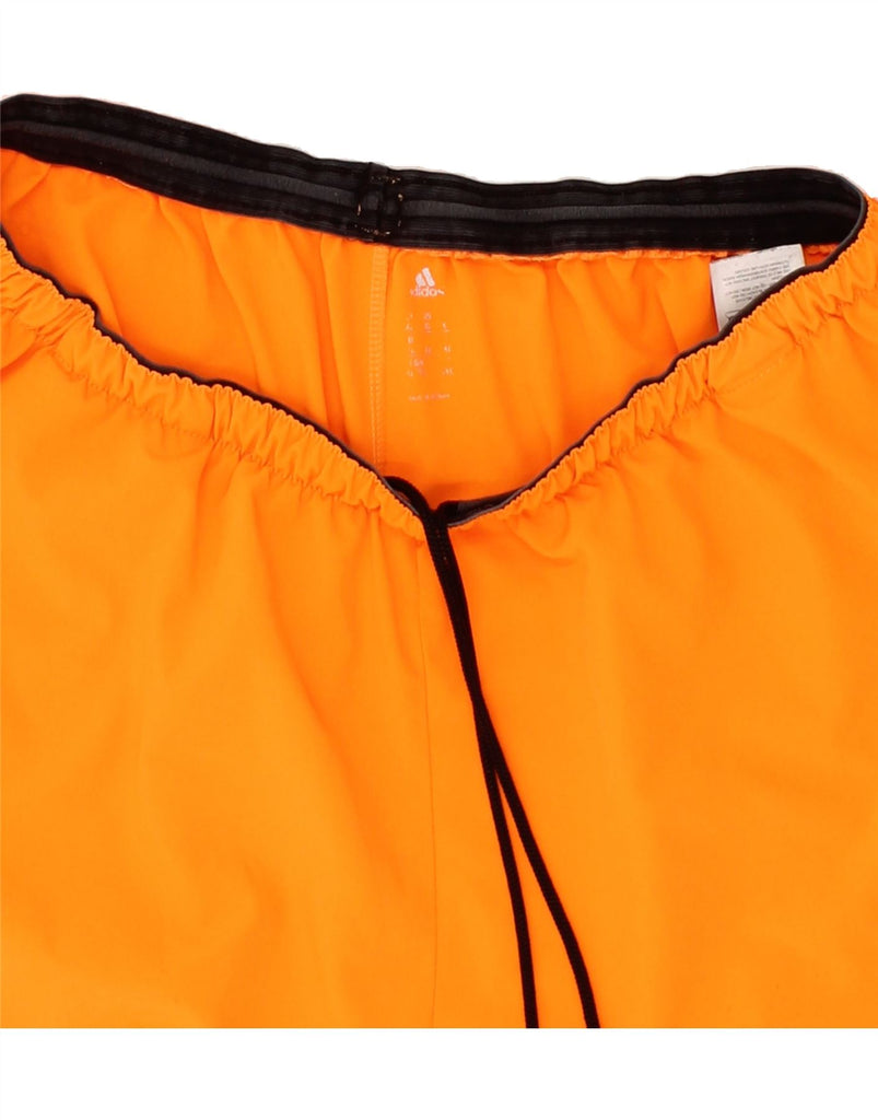ADIDAS Mens Sport Shorts Medium  Orange Polyester Vintage Adidas and Second-Hand Adidas from Messina Hembry 