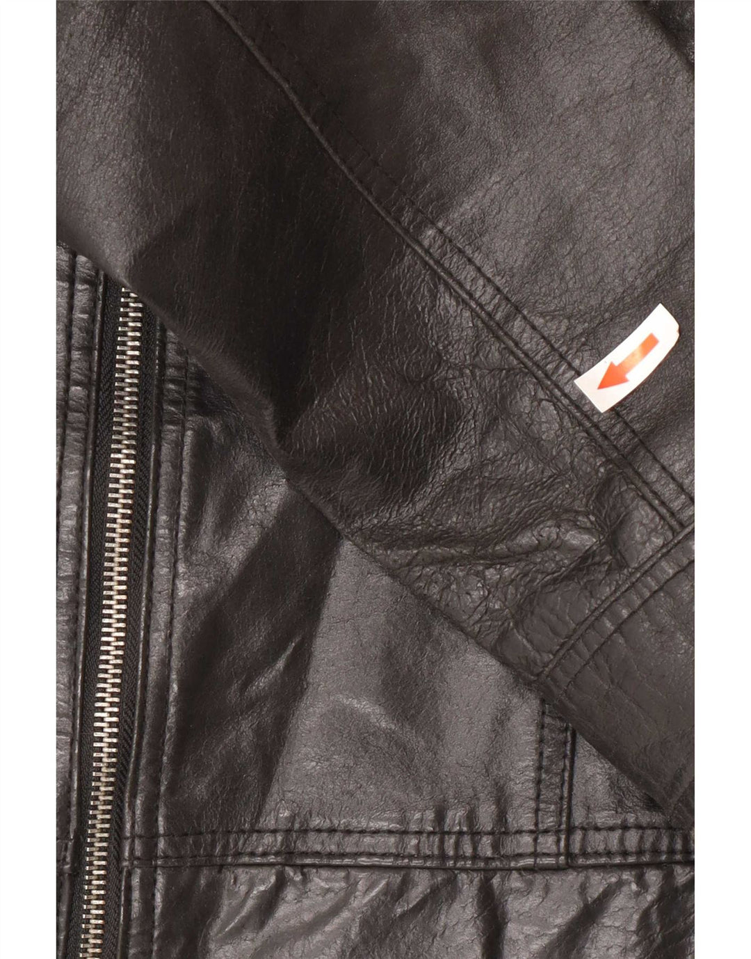Conbipel Womens Leather Jacket IT 44 Medium Black