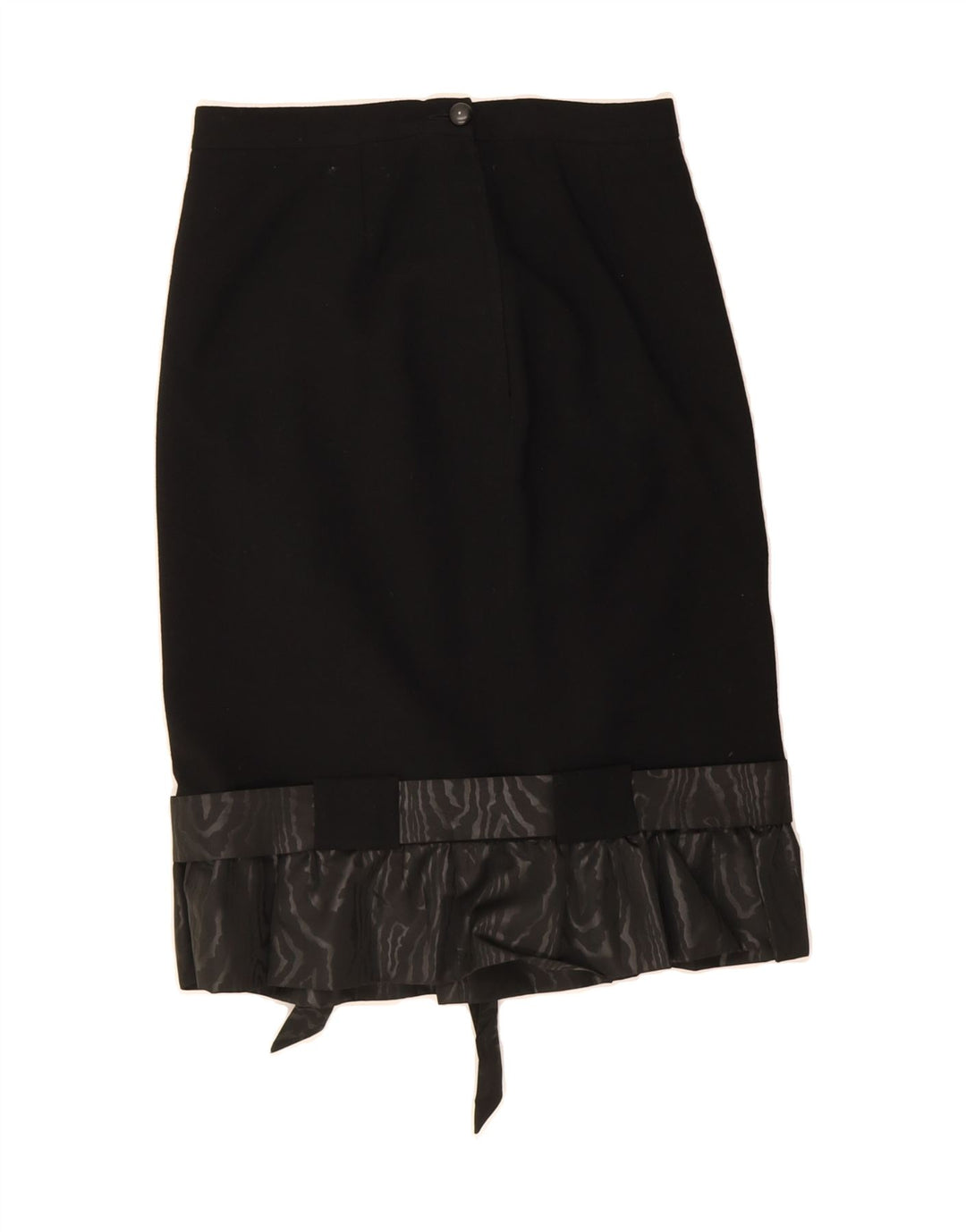 EMMEGI Womens Straight Skirt IT 44 Medium W28 Black Colourblock Vintage Emmegi and Second-Hand Emmegi from Messina Hembry 