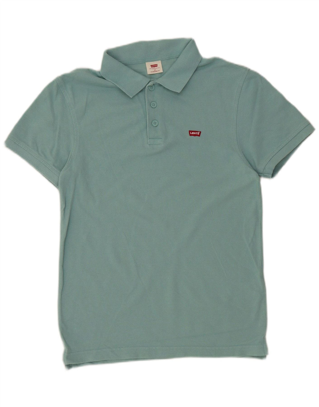 Levi's Mens Standard Fit Polo Shirt XS Blue Cotton