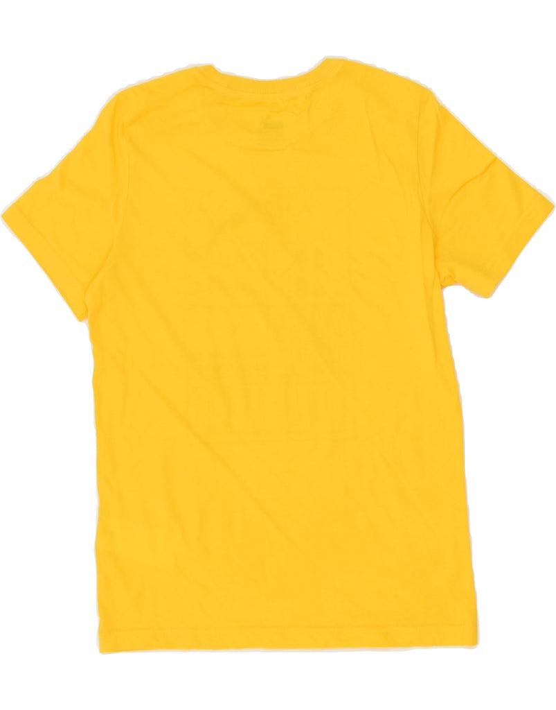 PUMA Boys Graphic T-Shirt Top 11-12 Years Yellow Cotton | Vintage Puma | Thrift | Second-Hand Puma | Used Clothing | Messina Hembry 