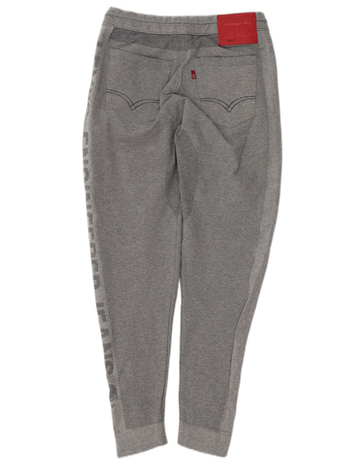 Levi's Mens Graphic Tracksuit Trousers Joggers Small Grey Modern