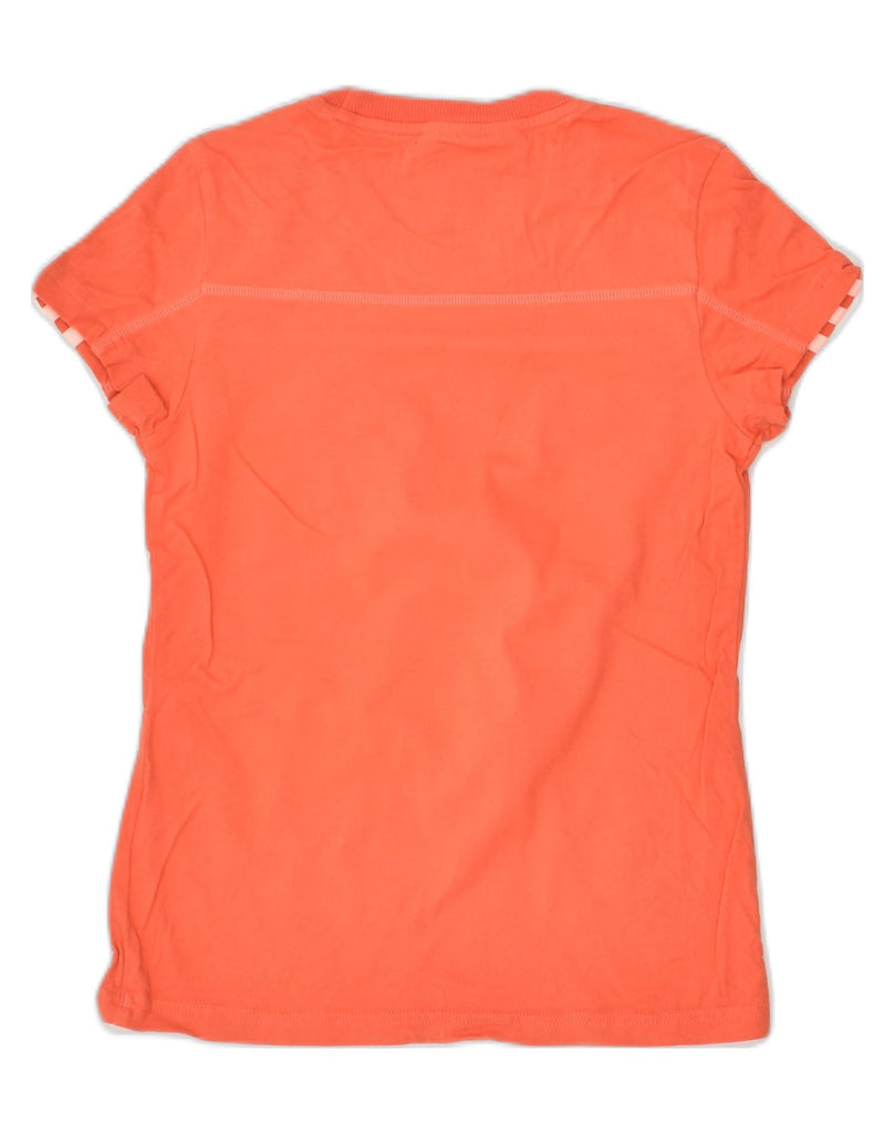 ADIDAS Girls T-Shirt Top 9-10 Years Orange Cotton | Vintage Adidas | Thrift | Second-Hand Adidas | Used Clothing | Messina Hembry 