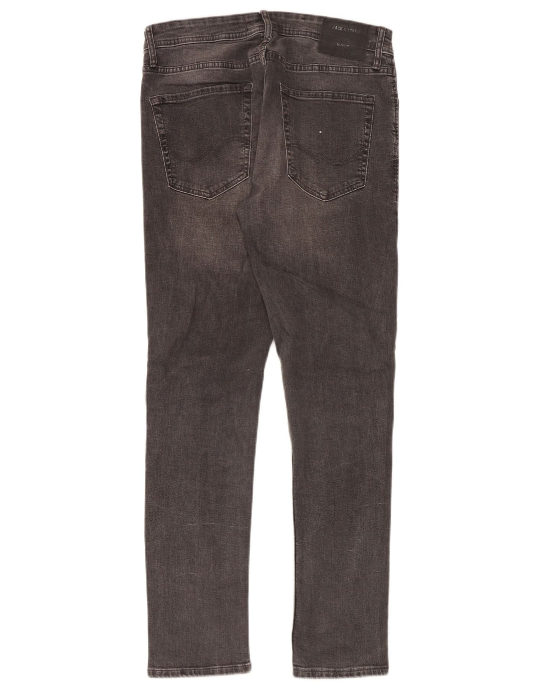 Jack & Jones Mens GLENN Slim Jeans W32 L32 Grey Cotton